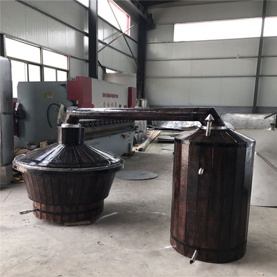 山西雙層不銹鋼白酒釀酒設(shè)備出酒率高白酒蒸餾設(shè)備家用高粱蒸酒甑鍋價格